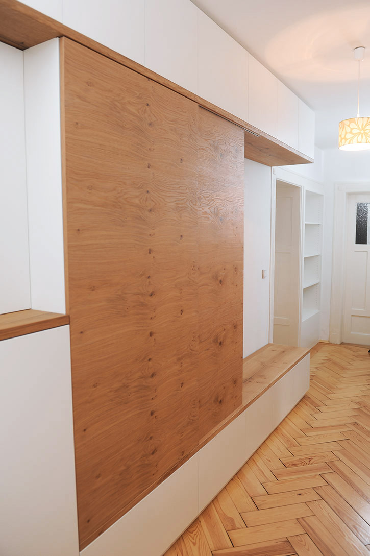 Schreinerei TEKO – München und Dachau – Garderobe im Eingangsbereich