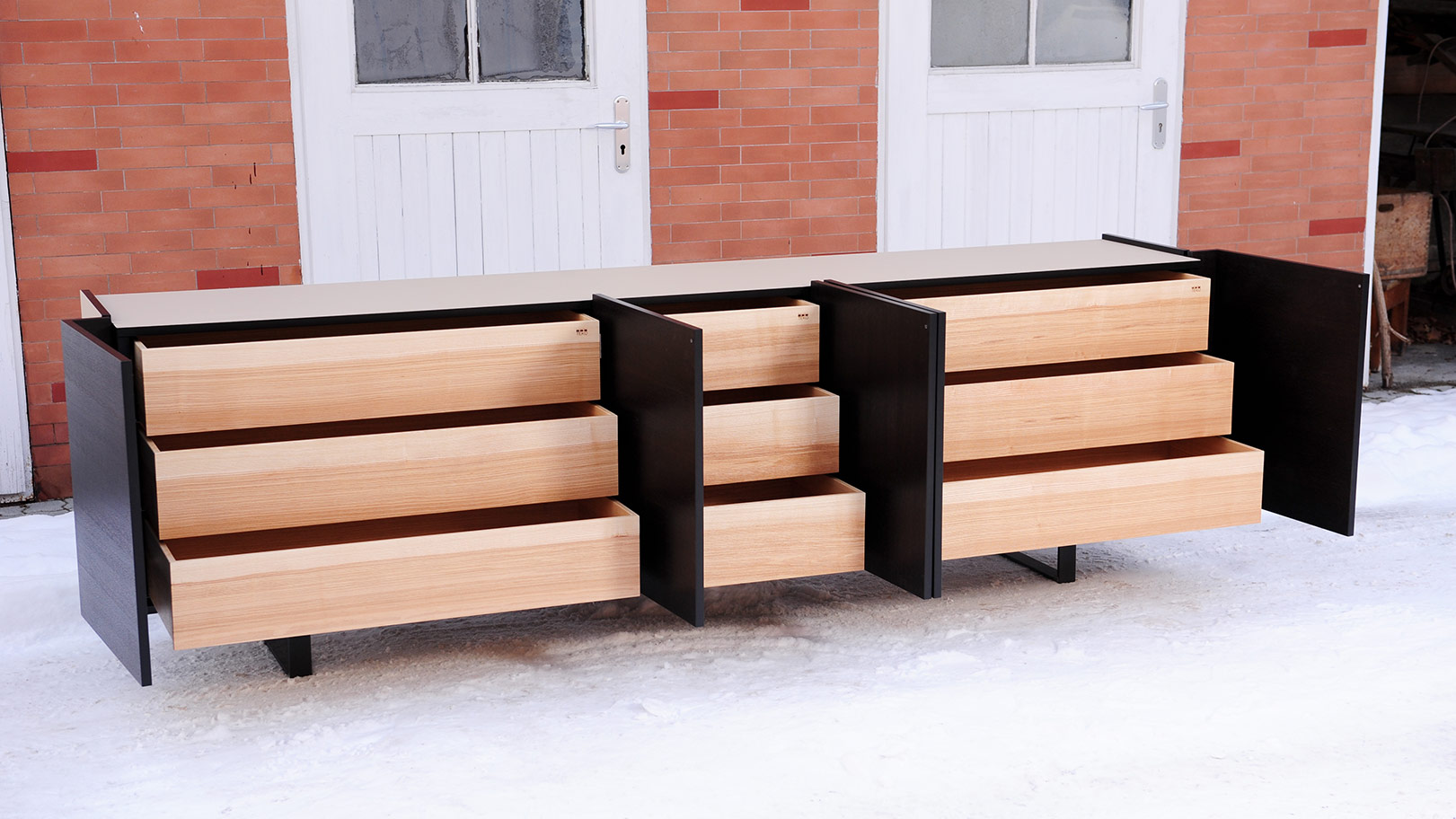 Schreinerei TEKO – Schreiner München, Dachau – Sideboard mit Koffertüren